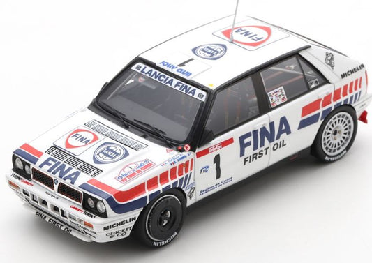 Available To Order – Lancia Delta HF Integrale 16V #1 2nd Tour de Corse Rally de France 1991 Auriol 1:43 Spark Model (SPA S9009)