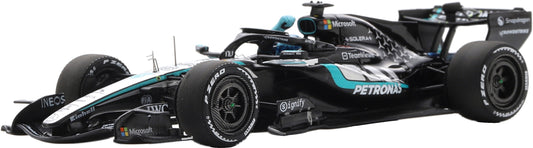 Mercedes AMG Petronas F1 W17 #63 Winner Australia GP 2026 George Russell w/Pit Boa 1:43 Spark Model