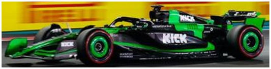Available To Order – Stake F1 Team Kick Sauber C44 #77 Abu Dhabi GP 2024 Valtteri Bottas 'Last Race' 1:43 Spark Model (SPA S9549)