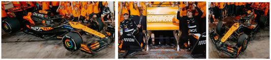 Available To Order – McLaren MCL38 #4 & #81 Constructor Champion 2024 Lando Norris & Oscar Piastri 1:43 Spark Model (SPA S9571)