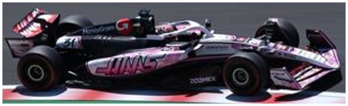 Available To Order – Haas VF-25 #31 MoneyGram F1 Team Japanese GP 2025 Esteban Ocon 1:43 Spark Model (SPA S9592)