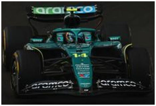 Available To Order – Aston Martin AMR25 #14 Aramco F1 Team 5th Hungarian GP 2025 Fernando Alonso 1:43 Spark Model (SPA S9639)