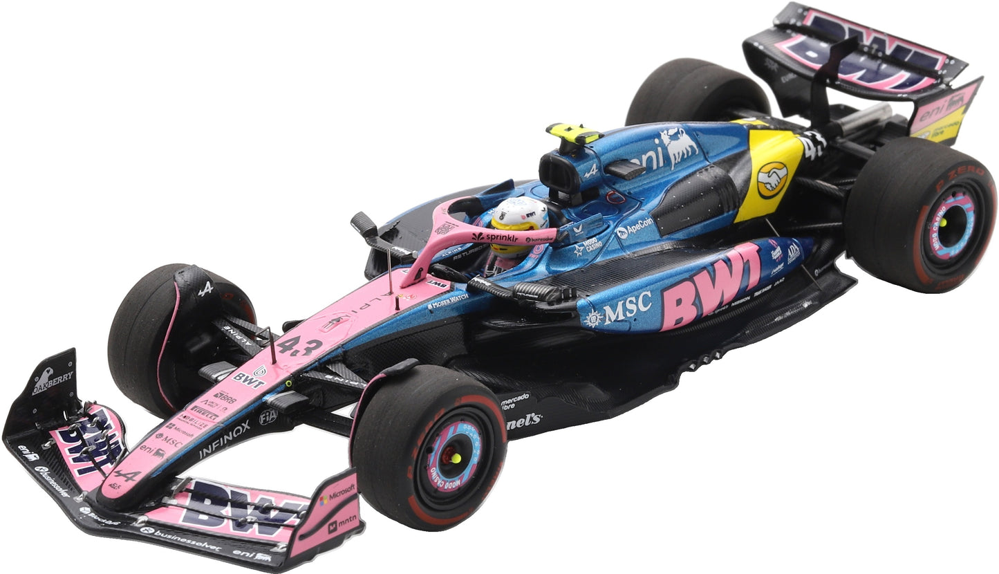 Available To Order – Alpine A525 #43 BWT Alpine F1 US GP 2025 Franco Colapinto 1:43 Spark Model (SPA S9667)