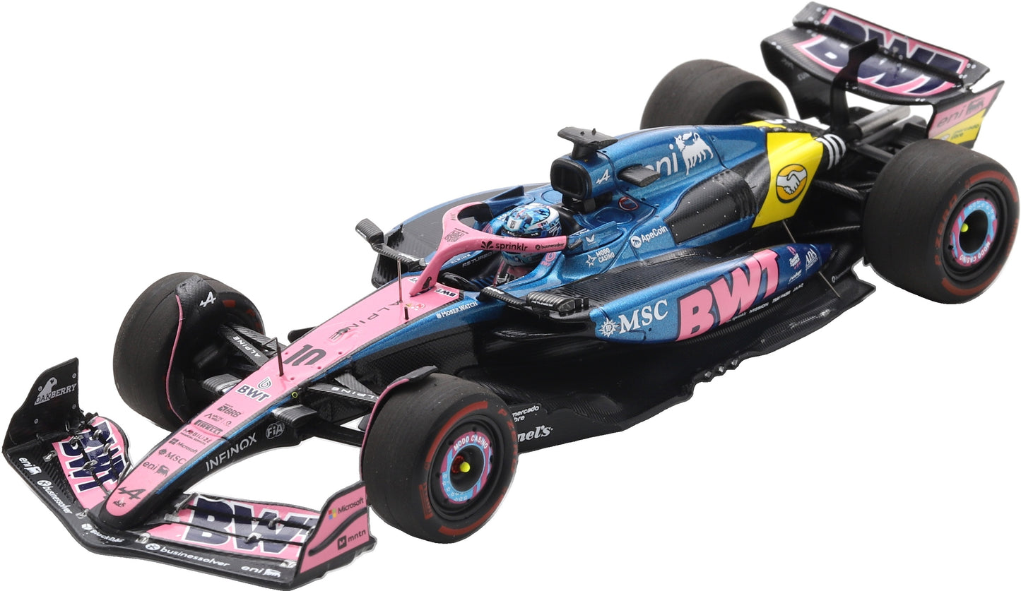 Available To Order – Alpine A525 #10 BWT Alpine F1 US GP 2025 Pierre Gasly 1:43 Spark Model (SPA S9668)