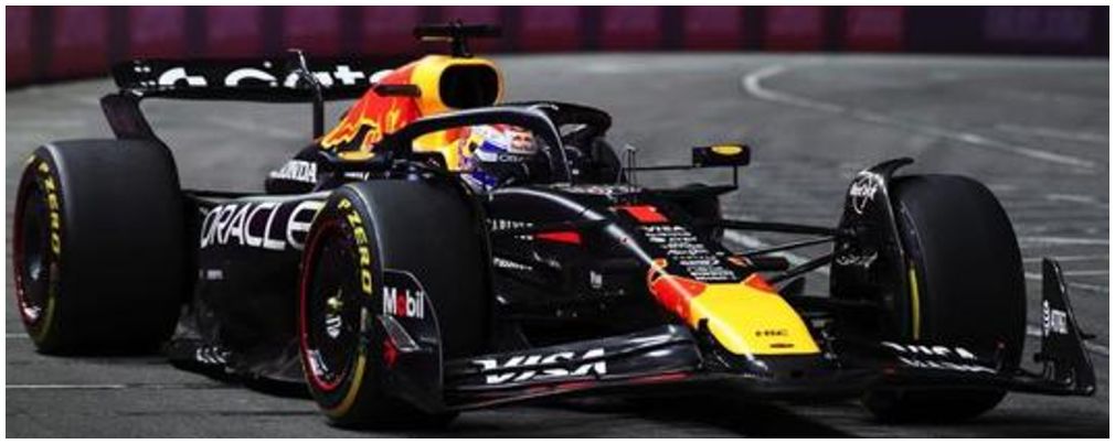 Available To Order – Oracle Red Bull Racing RB21 #1 Winner Las Vegas GP 2025 Max Verstappen w/Pit Board 1:43 Spark Model (SPA S9669)