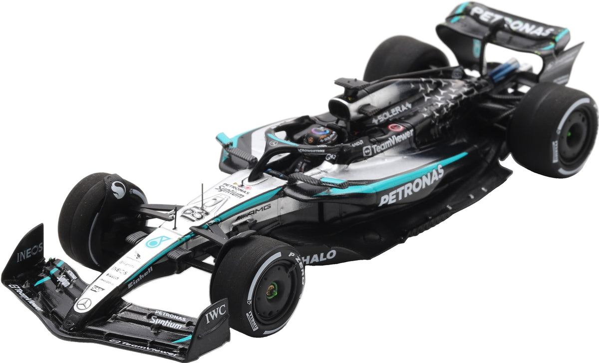 Mercedes AMG Petronas F1 W16e #63 2nd Las Vegas GP 2025 George Russell 150th GP's 1:43 Spark Model