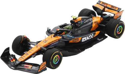 Available To Order – McLaren MCL39 #4 Winner Brazilian GP 2025 Lando Norris w/Number Board 1:43 Spark Model (SPA S9675)