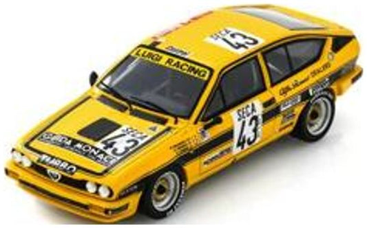 Available To Order – Alfa Romeo GTV 6 No.43 Spa 24H 1982 Micangeli/Francia/Cremer Limited 300pcs 1:43 Spark Model (SPA SB540)