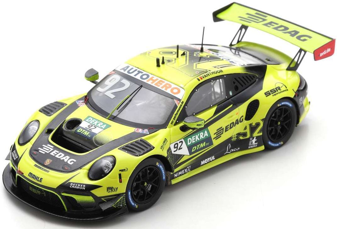 Available To Order – Porsche 911 GT3 R #92 SSR Performance DTM 2022 Laurens Vanthoor (Limited 500pcs) 1:43 Spark Model (SPA SG875)