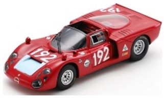 Available To Order – Alfa Romeo T33-2 #192 3rd Targa Florio 1968 L. Bianchi/M. Casoni Limited 300pcs 1:43 Spark Model (SPA SI034)