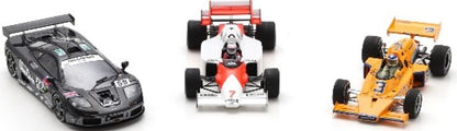Available To Order – McLaren Triple Crown M16C #3 1st 1974 MP4-2 #7 1st 1984/F1 GTR #59 1st 1995 1:43 Spark Model (SPA SP529)