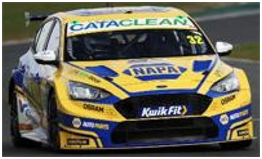 Ford Focus #32 NAPA Racing UK BTCC Snetterton Race 2 Winner 2025 D. Rowbottom 1:43 Spark Model