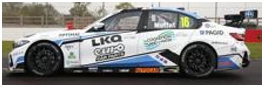 Available To Order – BMW 330i #16 LKQ Euro Car Parts w/WSR BTCC Aidan Moffat Limited 500pcs 1:43 Spark Model (SPA UK035)