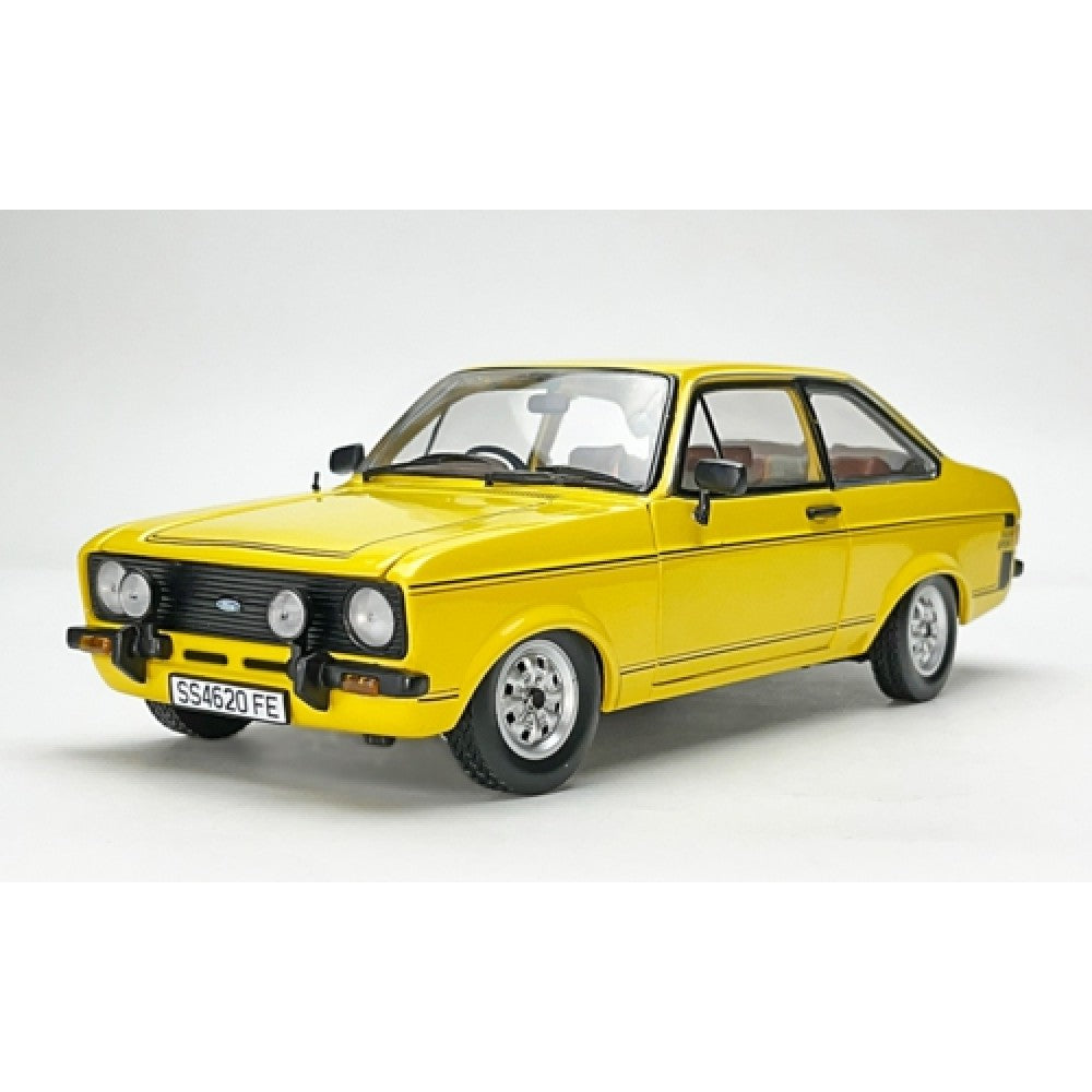 THIS ITEM IS AVAILABLE TO ORDER - 1:18 SUNSTAR SUN4620RHD 1975 FORD ESCORT MKII SPORT YELLOW LIMITED EDITION