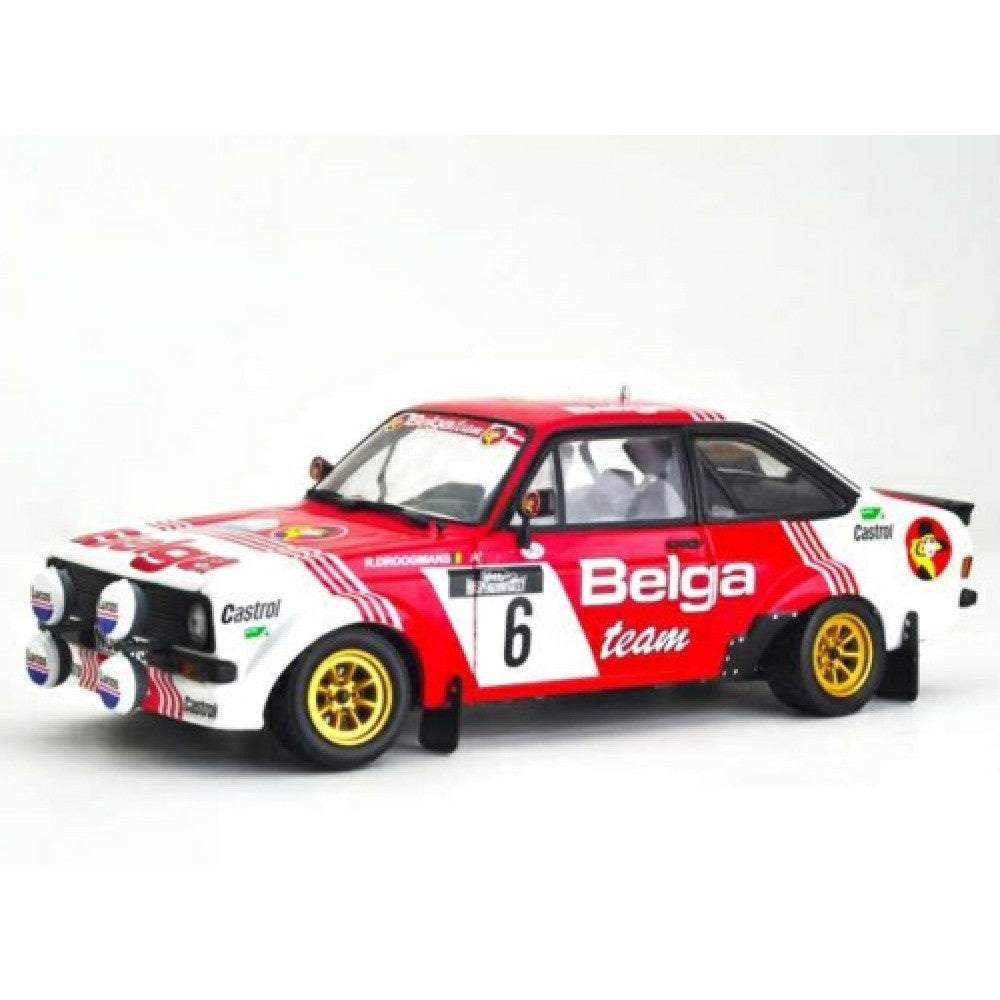 THIS ITEM IS AVAILABLE TO ORDER - 1:18 SUNSTAR SUN4855 1982 FORD ESCORT RS1800 NO.6 HASPENGOUW RALLY R.DROOGMANS/R.JOOSTEN