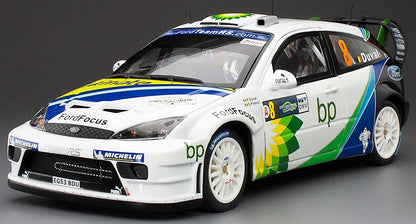 Available To Order – Ford Focus RS WRC '04-#8 F.Duval/S.Prevot 2nd Rally Deutschland 2004 (999pcs) 1:18 (SUN H3881)