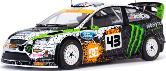 Available To Order – Ford Focus RS #43 Ken Block 2012 St. Petersburg Russia 1:18 (SUN H3957)