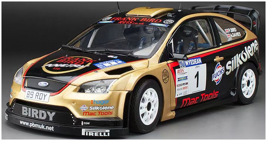 Available To Order – Ford Focus RS WRC '08 #1 P.Bird/A.Davies Winner Wyedean Forest Rally 2015 (999pcs) 1:18 (SUN H3982)