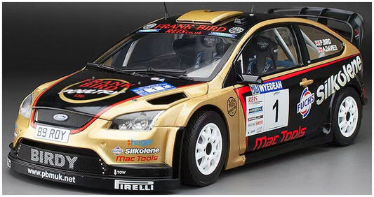 Available To Order – Ford Focus RS WRC '08 #1 P.Bird/A.Davies Winner Wyedean Forest Rally 2015 (999pcs) 1:18 (SUN H3982)