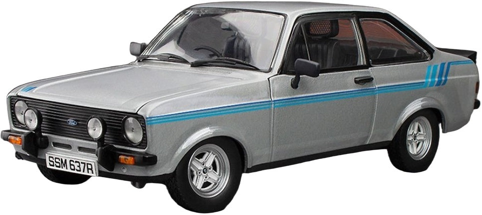 Available To Order – Ford Escort Harrier Stratos Silver (EUK 878V) (RHD) 1980 1:18 (SUN H4637R)