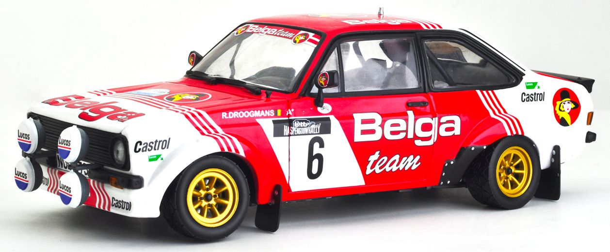 Available To Order – Ford Escort RS1800 #6 1982 Haspengouw Rally R.Droogmans/R. Joosten Limited 480pc 1:18 (SUN H4855)