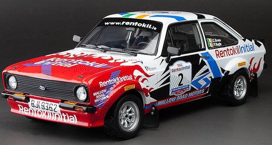 Available To Order – Ford Escort RS1800 #2 C. Breen / Nagle 2nd Rentokil Initial Killarney Hist Ire19 998p 1:18 (SUN H4861)