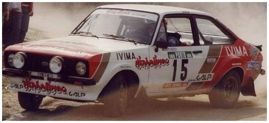 Available To Order – Ford Escort RS1800 #15 Santos/Oliveira Rallye de Portugal Vinho do Porto 1983 1:18 (SUN H4862)