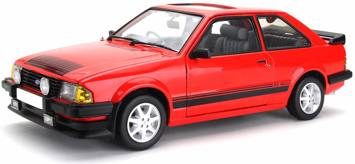 Available To Order – Ford Escort RS1600i 1984 Sunburst Red RHD 1:18 (SUN H4996R)