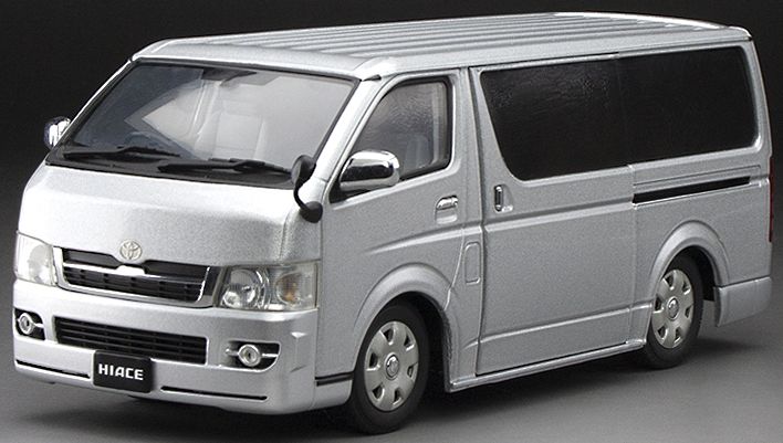 Available To Order – Toyota H200 HiAce Van SuperGL Silver 1:24 (SUN H51012)