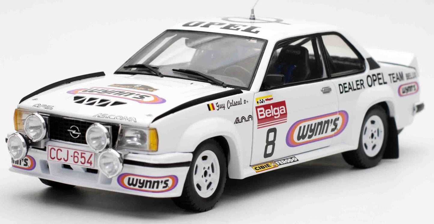 Available To Order – Opel Ascona 400 Bianchi Rally 1981 G.Colsoul/A.Lopes #8 1:18 (SUN H5380)