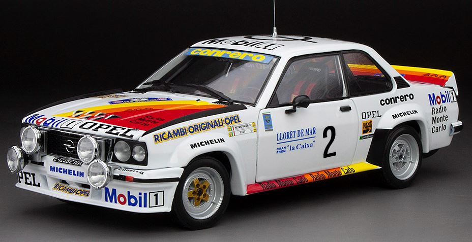 Available To Order – Opel Ascona 400 Rally Costa Brava 1982 Tony/Rudy #2 1:18 (SUN H5388)