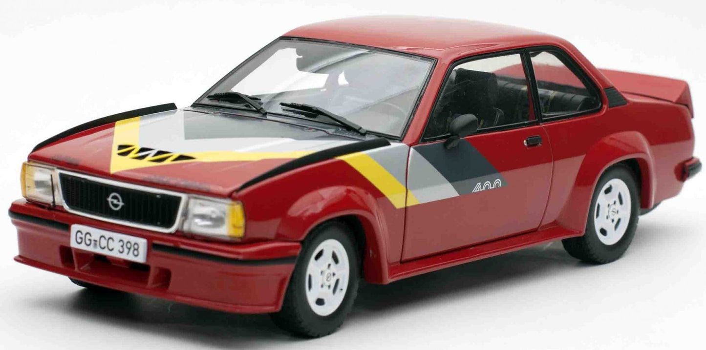 Available To Order – Opel Ascona 400 Red 1:18 (SUN H5398)
