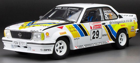 Available To Order – Opel Ascona 400 #29 S.Blomqvist/T.Craig Trackrod Historic Cup 2016 (999pcs) 1:18 (SUN H5451)