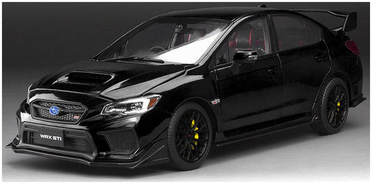 Available To Order – Subaru WRX Sti 2018 Customised Version Crystal Black Silica 1:18 (SUN H5557)