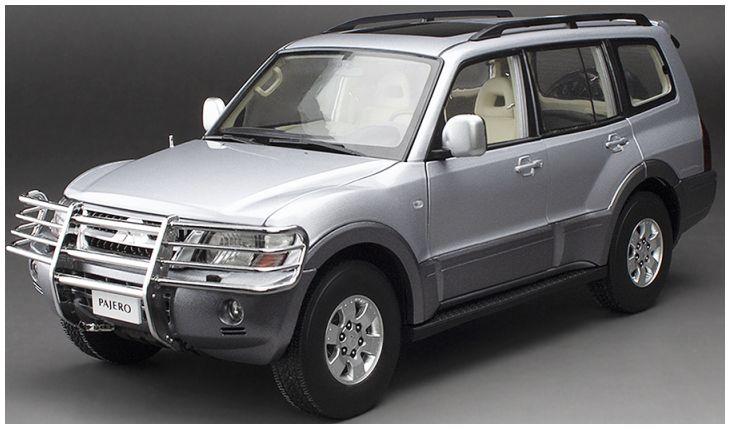 Available To Order – Mitsubishi Pajero V73 Cool Silver (New Tooling) Limited Edition 300pcs 1:18 (SUN H5832)