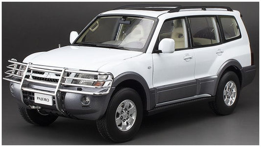 Available To Order – Mitsubishi Pajero V73 White (New Tooling) Limited Edition 300pcs 1:18 (SUN H5833)