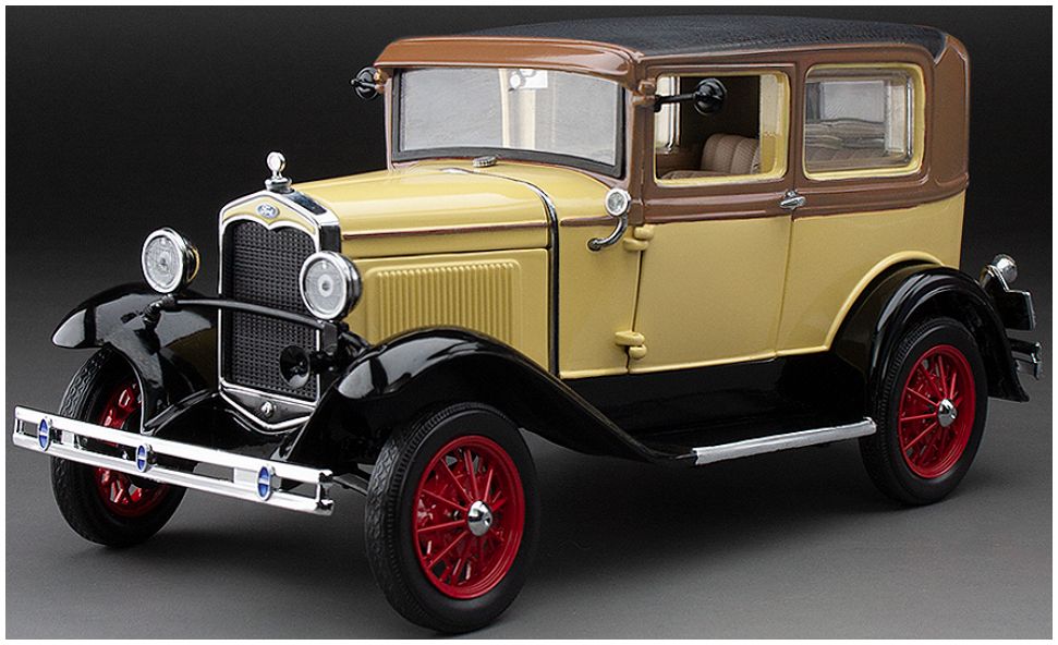 Available To Order – Ford Model A Tudor Bronson Yellow 1931 1:18 (SUN H6191)