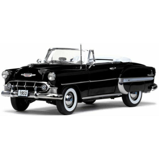 PRE ORDER STOCKS DUE DECEMBER 2025 / JANUARY 2026 1:18 SUN STAR SUNH1626 CHEVROLET BEL AIR OPEN CONVERTIBLE BLACK 1953