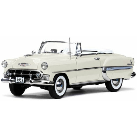 PRE ORDER STOCKS DUE DECEMBER 2025 / JANUARY 2026 1:18 SUN STAR SUNH1627 CHEVROLET BEL AIR OPEN CONVERTIBLE WHITE 1953