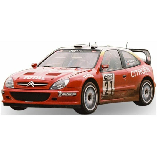 PRE ORDER STOCKS DUE DECEMBER 2025 / JANUARY 2026 1:18 SUN STAR SUNH4474 CITROEN XSARA WRC NO.21 LOEB/ELENA WINNER ADAC RALLYE DEUTSCHLAND 2002