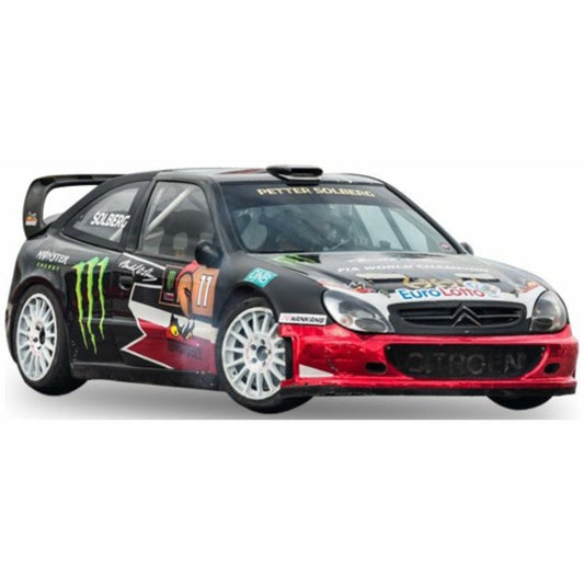 PRE ORDER STOCKS DUE DECEMBER 2025 / JANUARY 2026 1:18 SUN STAR SUNH4475 CITROEN XSARA WRC NO.11 P.SOLBERG GYMKHANA GRID 2016