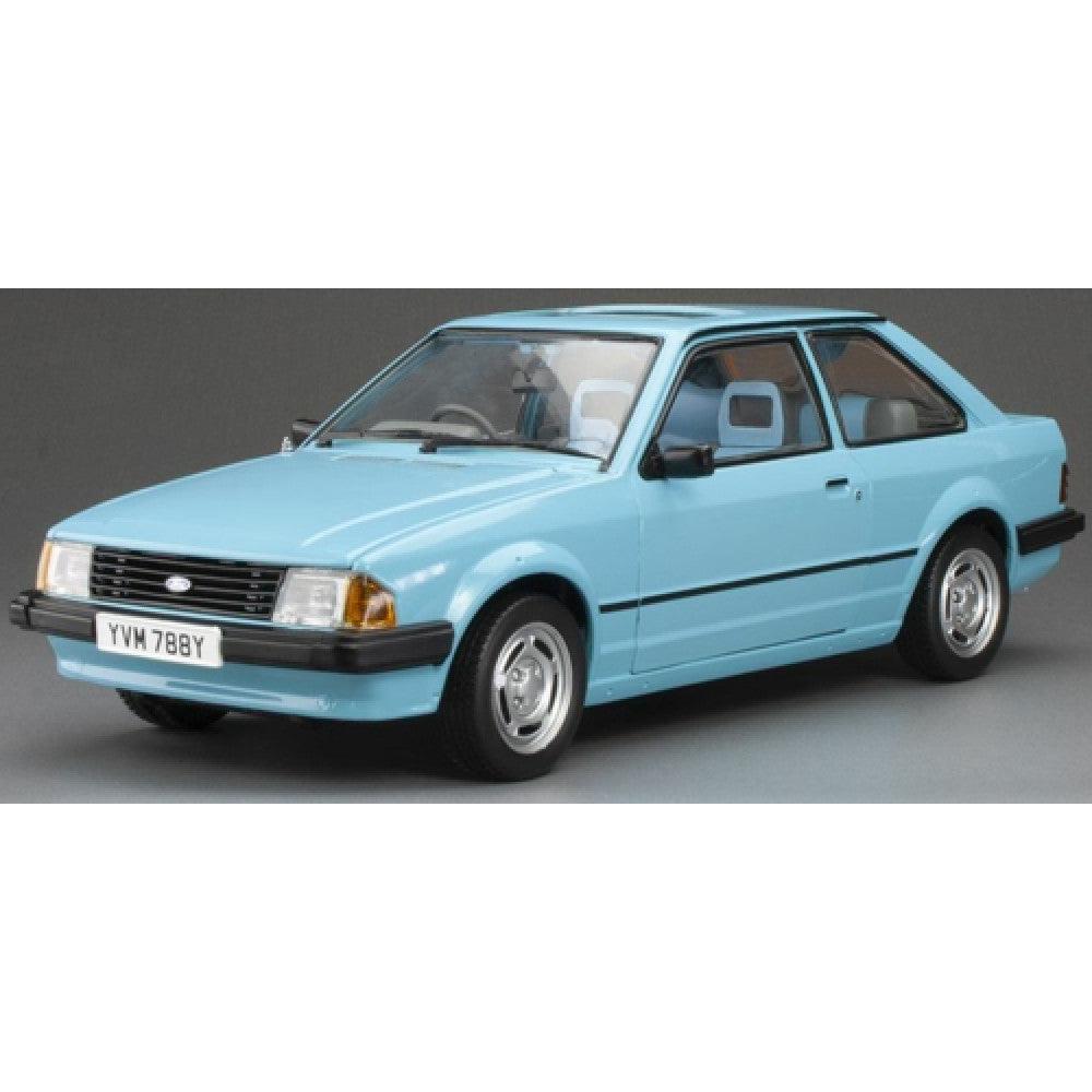 Available To Order – SUNH4978R - 1:18 Ford Escort MK3 Gl 1981 RHD - Caribbean Blue UK Exclusive SUNSTAR Model (SUNH4978R)