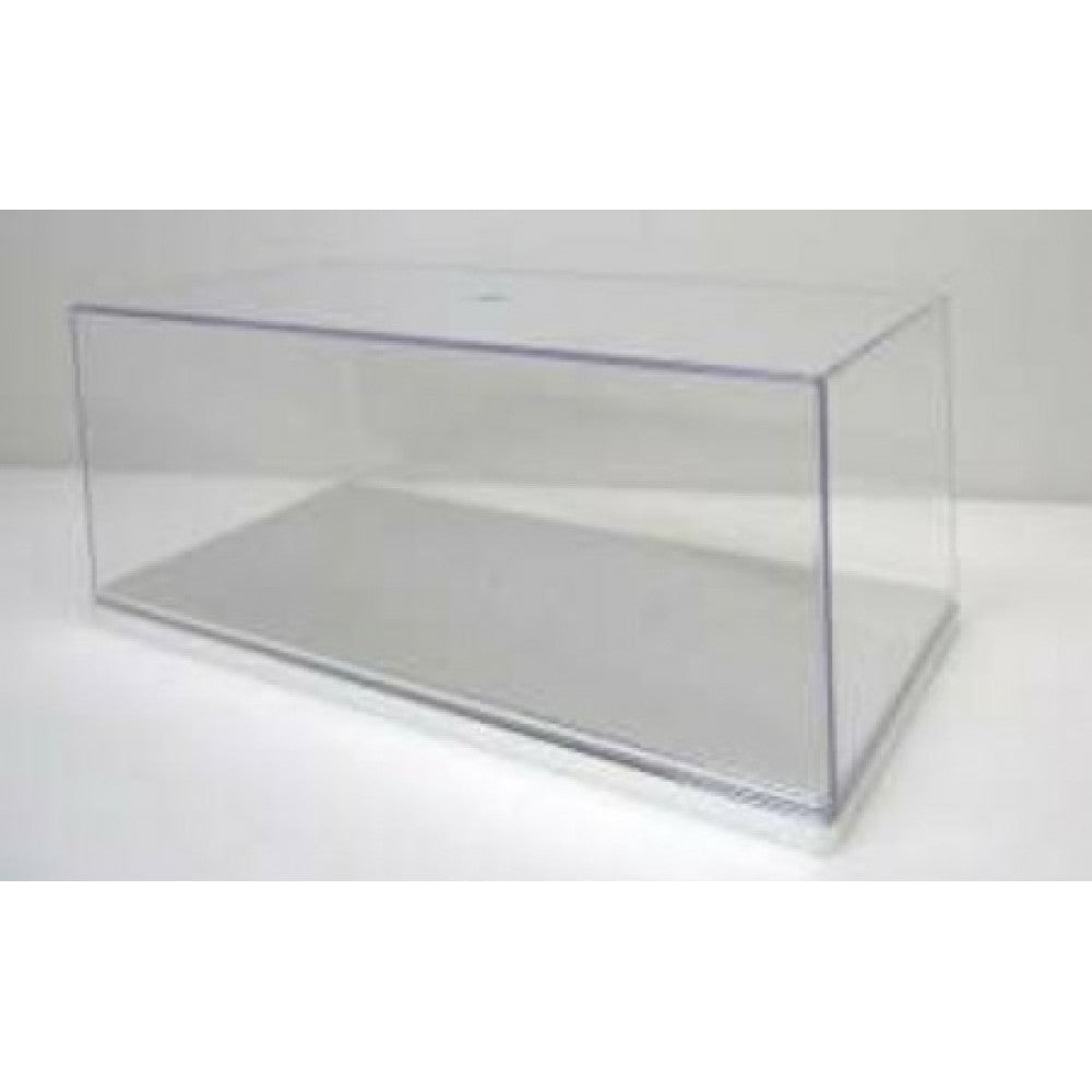 T9-2499075 - 1:24 Display Case Silver Base 28Lx13Wx11H Cm Approx Triple 9 Model