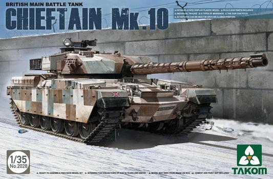 Available To Order – Chieftain Mk 10 1:35 Takom Model (TAK 02028)