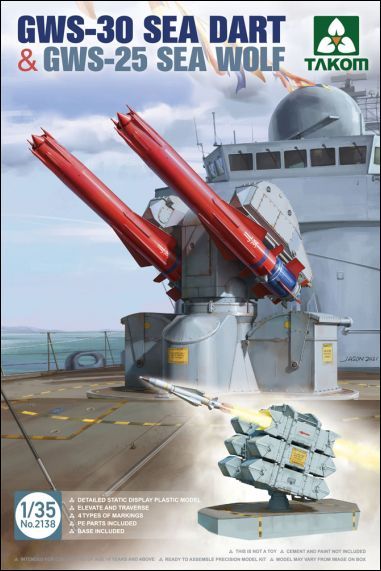 Available to Order – GWS-30 Sea Dart & GWS-25 Sea Wolf 1:35 (TAK 02138)