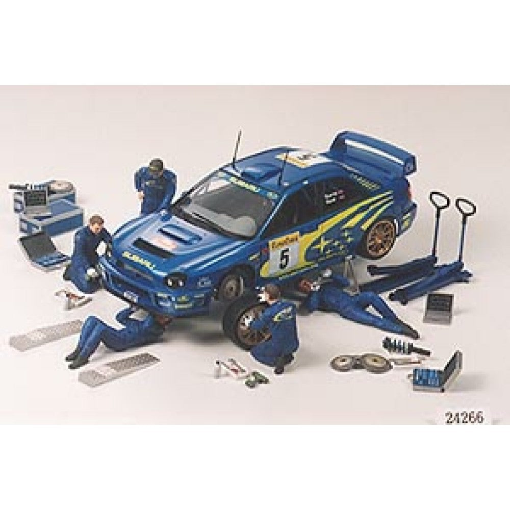 TAM24266 - 1:24 Rally Mechanics & Equipment Set (plastic Kit) – diecast model