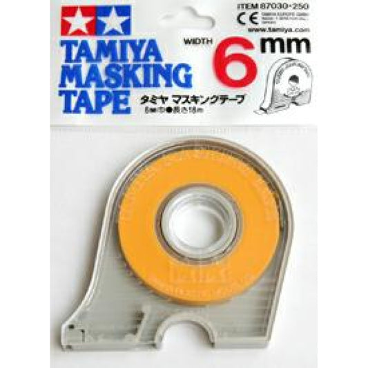 Available to Order – Masking Tape 6mm with Dispenser Tamiya Model (TAM87030)