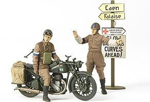 BSA M20 Motorcycle Military Police 1:35 Tamiya Model