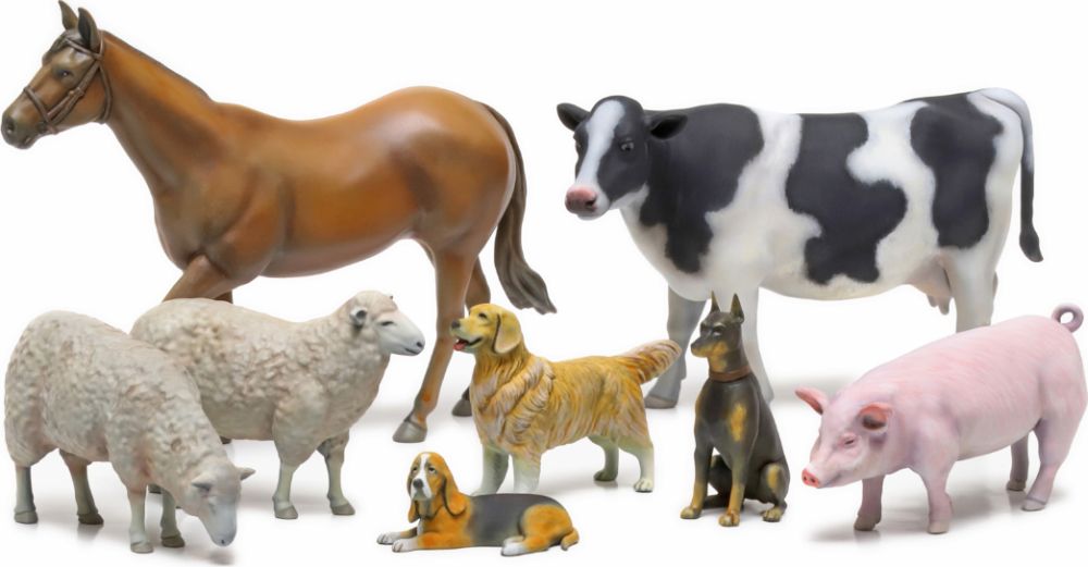 Livestock Set 2 1:35 Tamiya Model