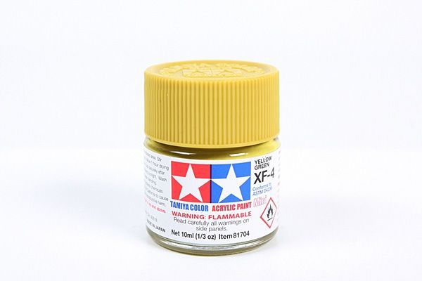 Acrylic Mini Xf-4 Yellow Green Tamiya Model